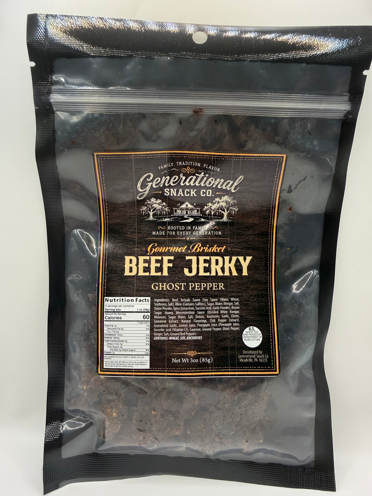 Ghost Pepper Brisket Beef Jerky