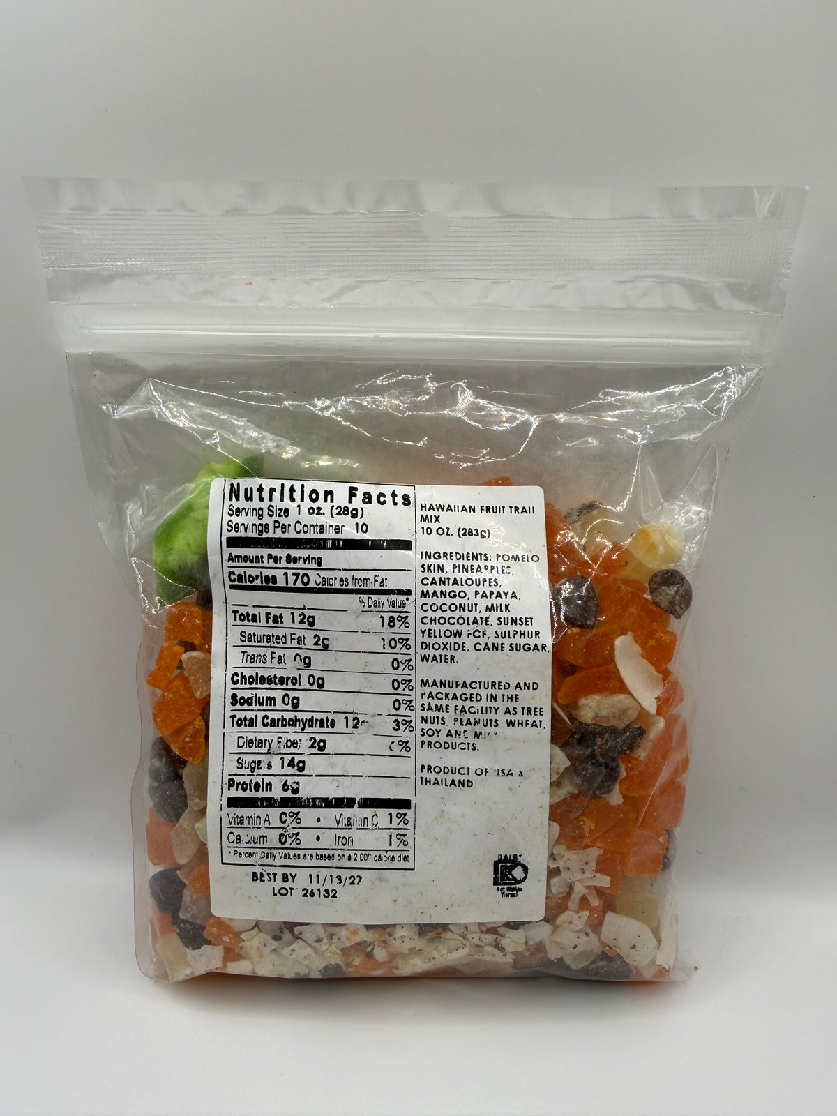 Hawaiian Fruit Trail Mix