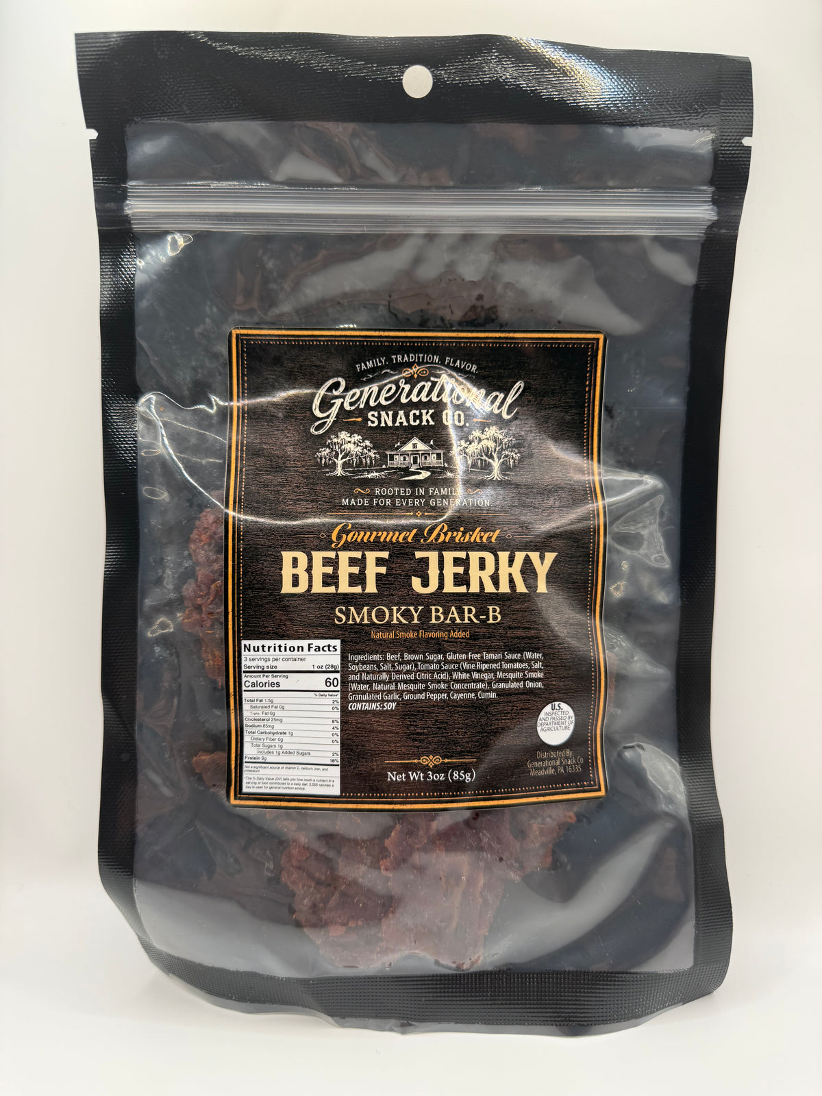 Smoky BBQ Brisket Beef Jerky
