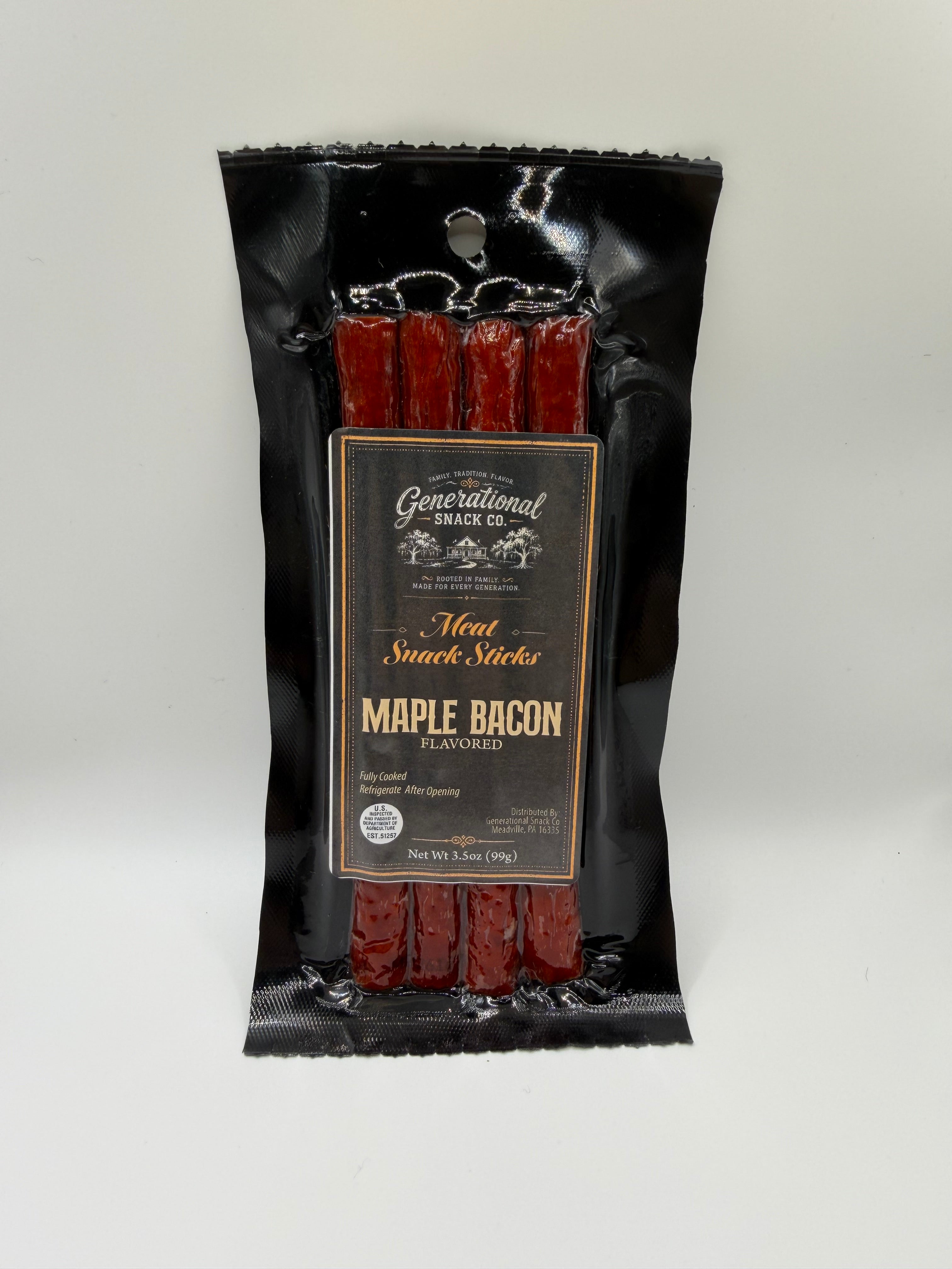 Maple Bacon Meat Sticks